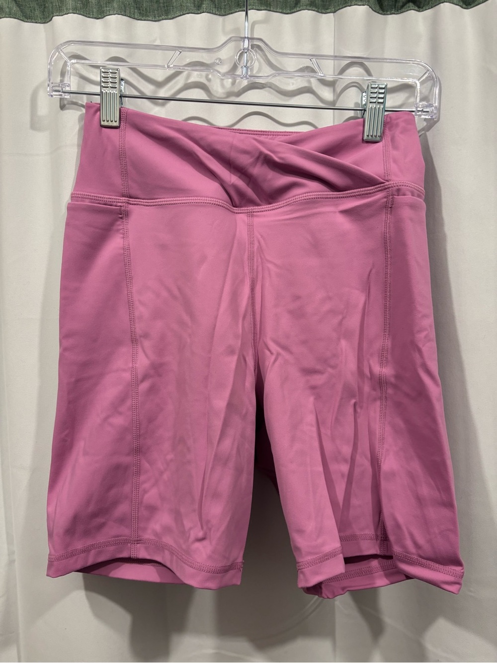 Danskin Pink High-Rise Bike Shorts